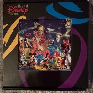Disney Art of Disney Colorful Character T-Shirt BNIB